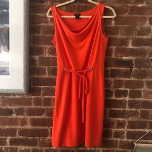 Orange Ann Taylor petite dress